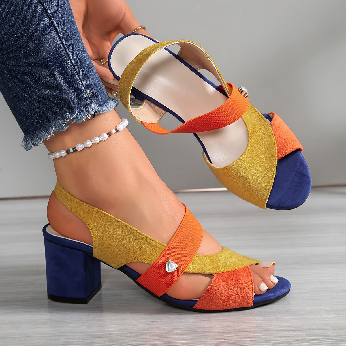 All-Day Orthopedic Comfort Block Heel Shoes