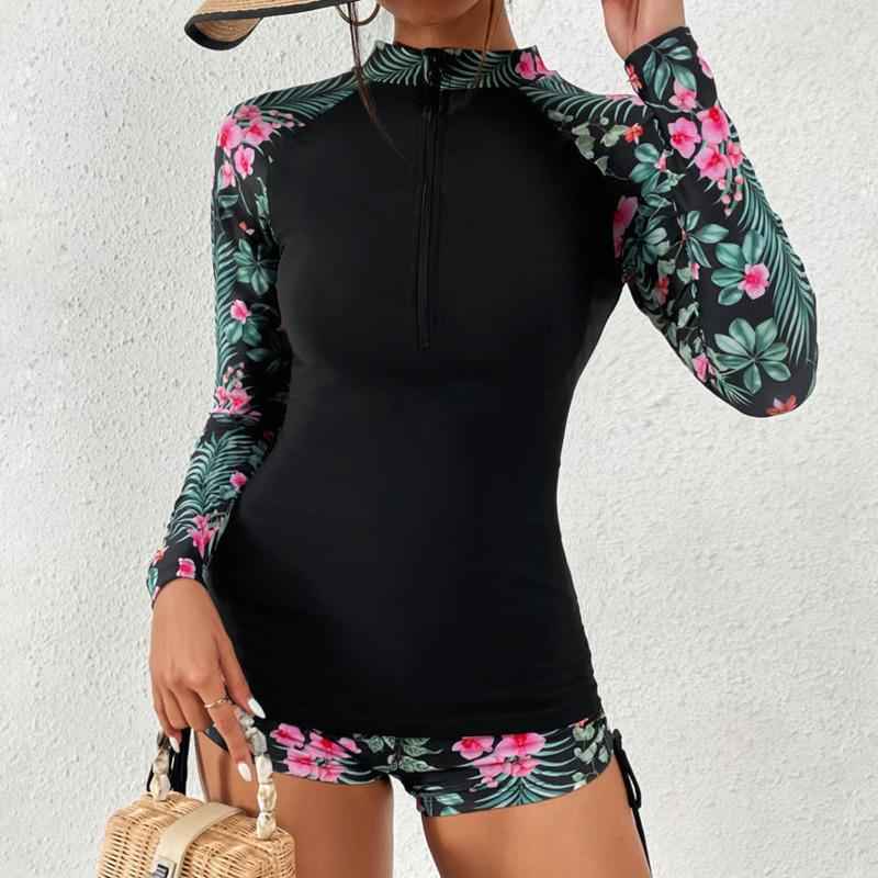 Sariah | Schickes Langarm-Tankini-Set für stilvolle Bademode