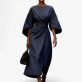 Women's Chic asymmetric dress with a sleek, modern and elegant