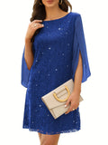 Women's Exquisite Lace Midi Dress