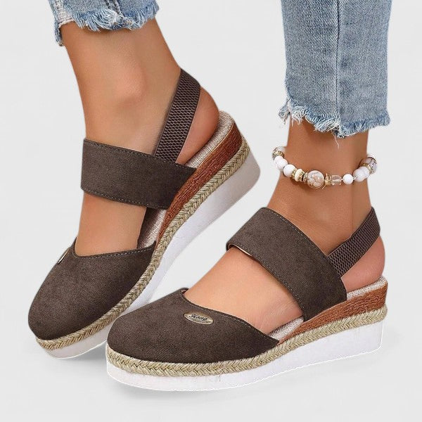 Nicole Espadrille-Strap Sandals