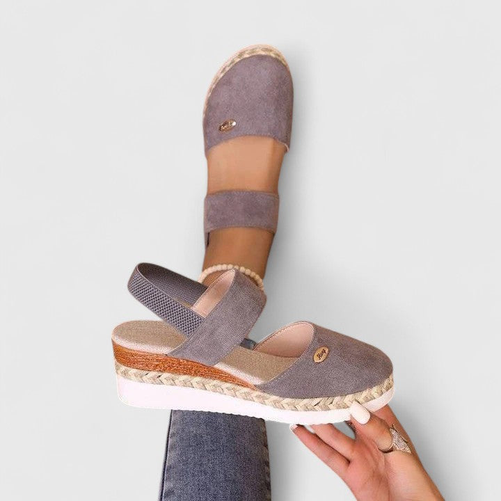 Nicole Espadrille-Strap Sandals