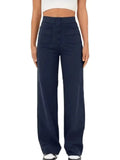Women's Waist Stretch Wide-Leg Trousers – Flattering Fit & All-Day