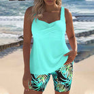 Muse® Farbenfrohes Tankini-Set – lebhaftes, auffälliges zweiteiliges Badeoutfit