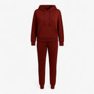 Annika | Sæt med hættetrøje og glitrende elementer - Rot - women's fashion - {{ product_tags }