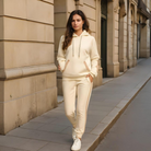 Annika | Sæt med hættetrøje og glitrende elementer - - women's fashion - {{ product_tags }