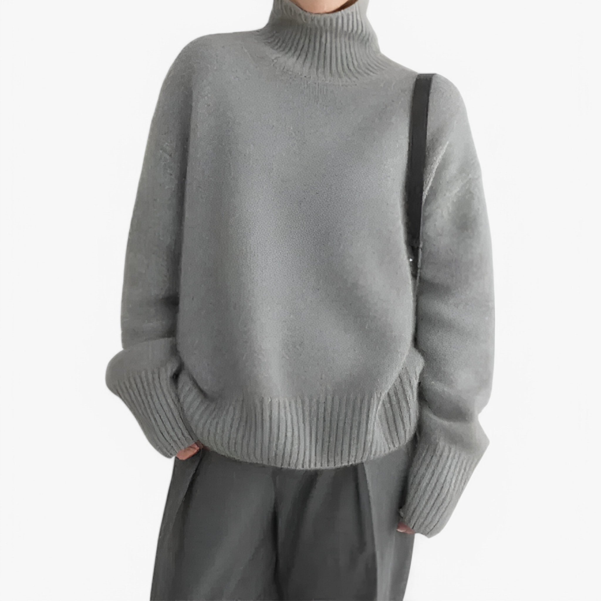 Julia | Cashmere Sweater - Gray