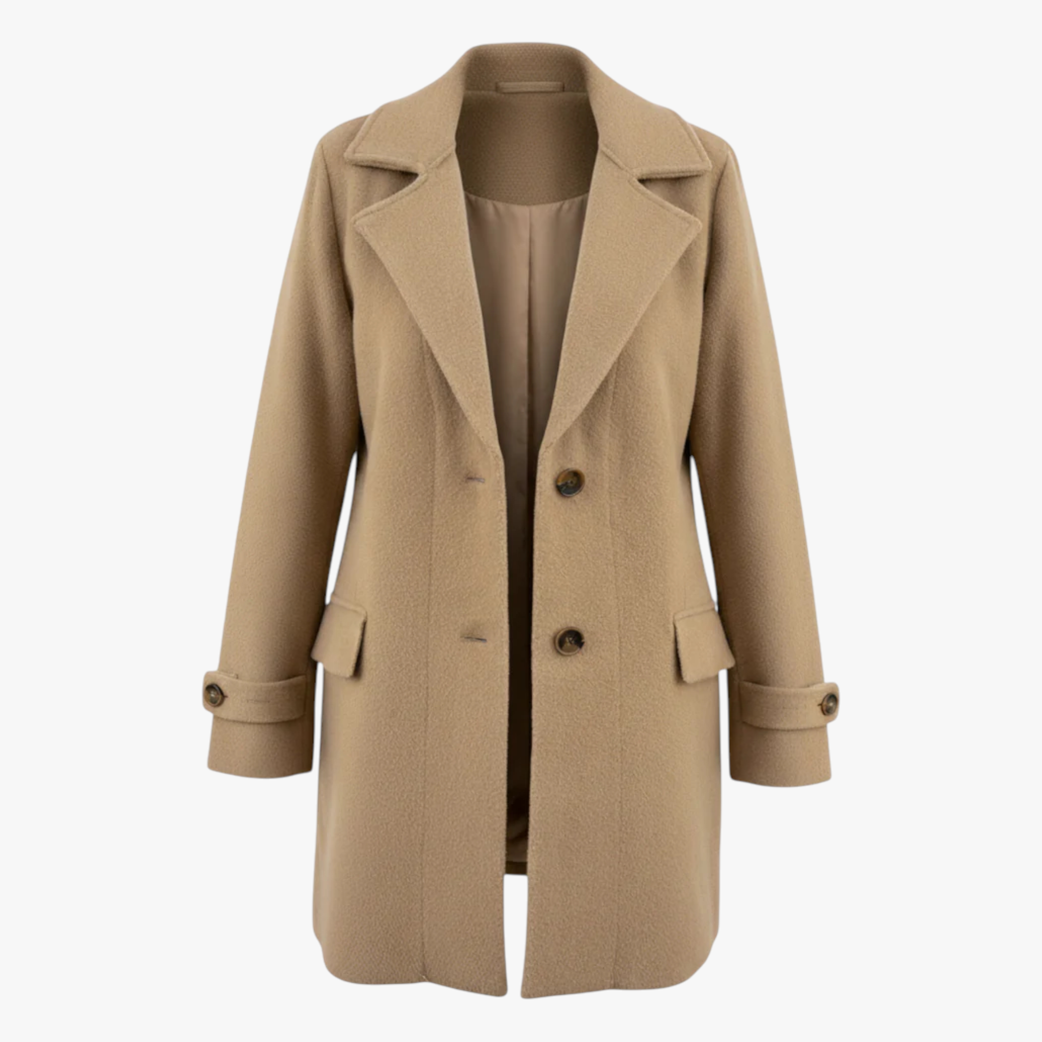 Women's Elegant Winter Jacket - Sleek, Cozy and Sophisticated
