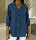 Women's Sophisticated Denim Blouse