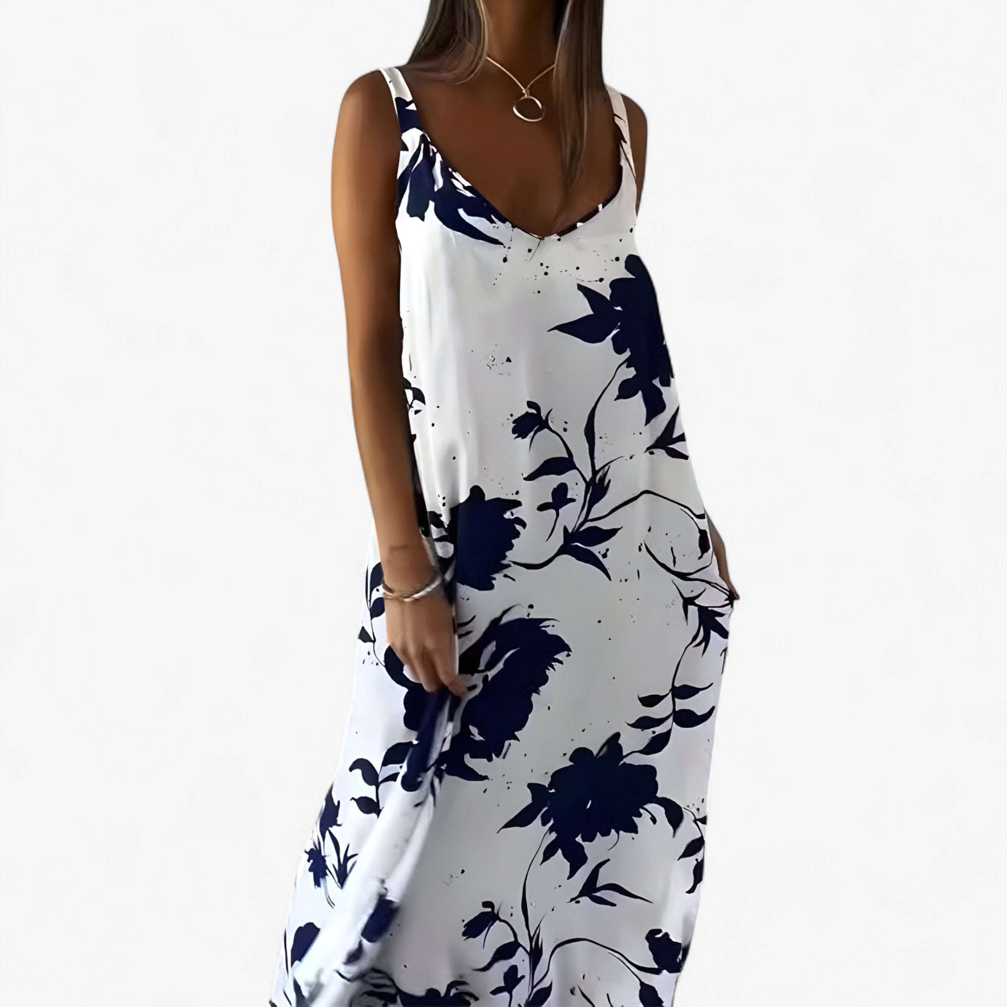 Daniela | Women's Floral Maxi Dress – Light, comfortable and stylish summer dress