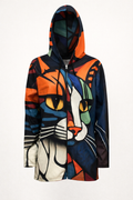 Elegant Women's Cardigan with Artistic Flair