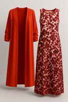Laverne | Matchende Sæt Dame - Elegant Blazer Sæt - Rød - Kvinders tøj - {{ product_tags }