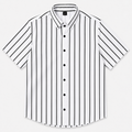 Men's Classic Striped Button-Up Shirt