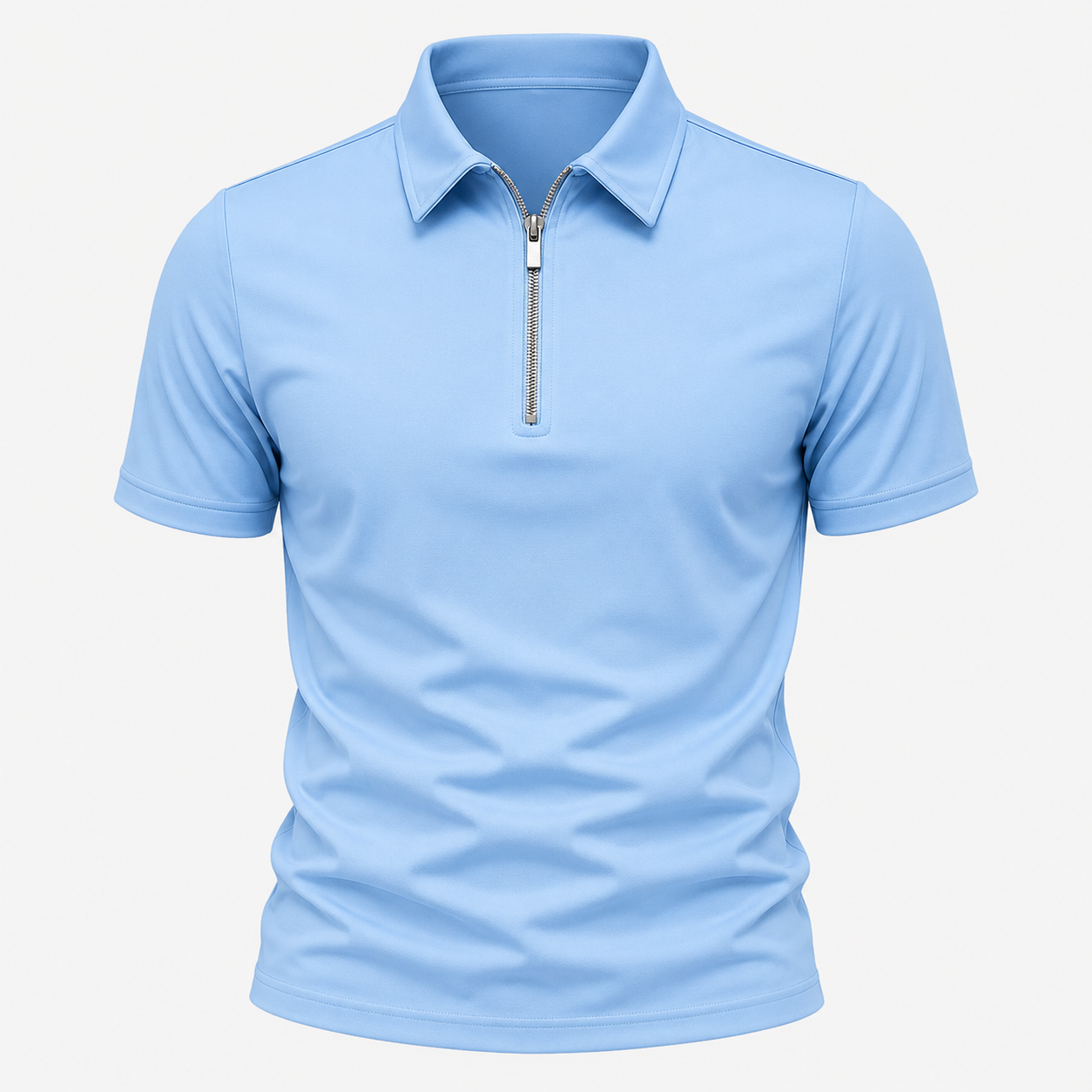 Men's Nathan Zipper Polo Shirt – Sleek Everyday Style