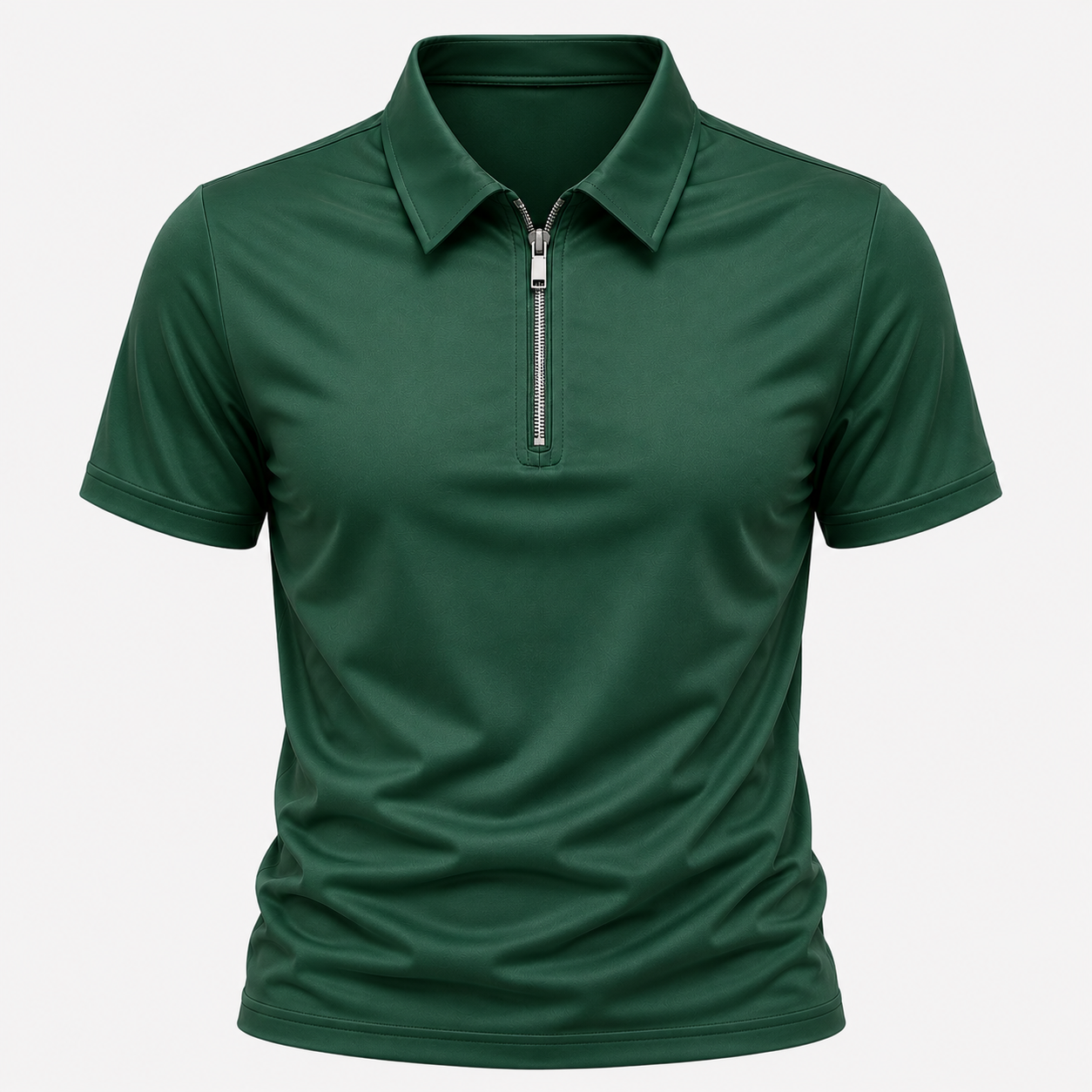 Men's Nathan Zipper Polo Shirt – Sleek Everyday Style