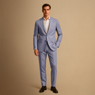 Abito Slim Fit da Uomo Leggero Due Pezzi per Matrimoni ed Eventi Formali - - abito uomo business suit completo slim fit due formal suit lightweight suit men's tailored suit single-breasted blazer slim fit suit spring summer suit tailored trousers two-piece suit wedding suit - Concept Palermo
