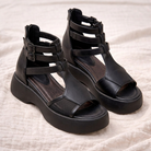 Brianna Platform Buckle Sandals - Elevate Your Everyday Style