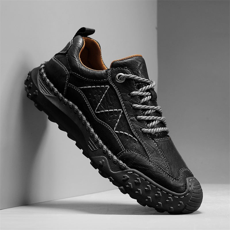 Leather Trail Sneakers — Rugged Style for Urban & Trail Adventures