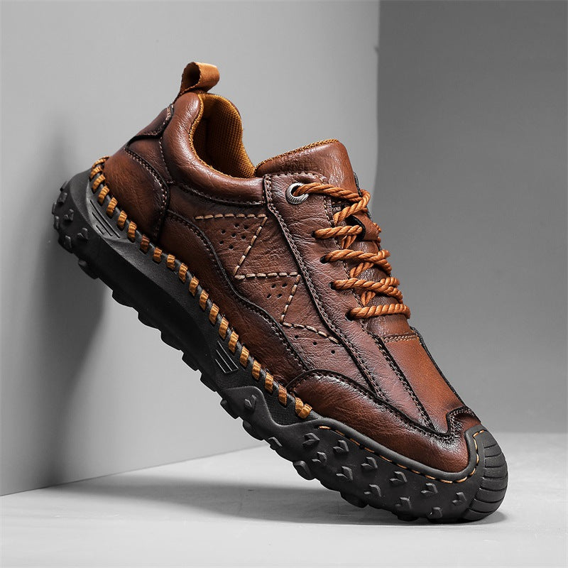 Leather Trail Sneakers — Rugged Style for Urban & Trail Adventures