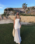Women's Persia Edge & Flow Strapless Maxi Dress — Effortless Flow,