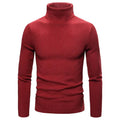 Men's Fit Ribbed Turtleneck Sweater — Sleek, Cozy Knit