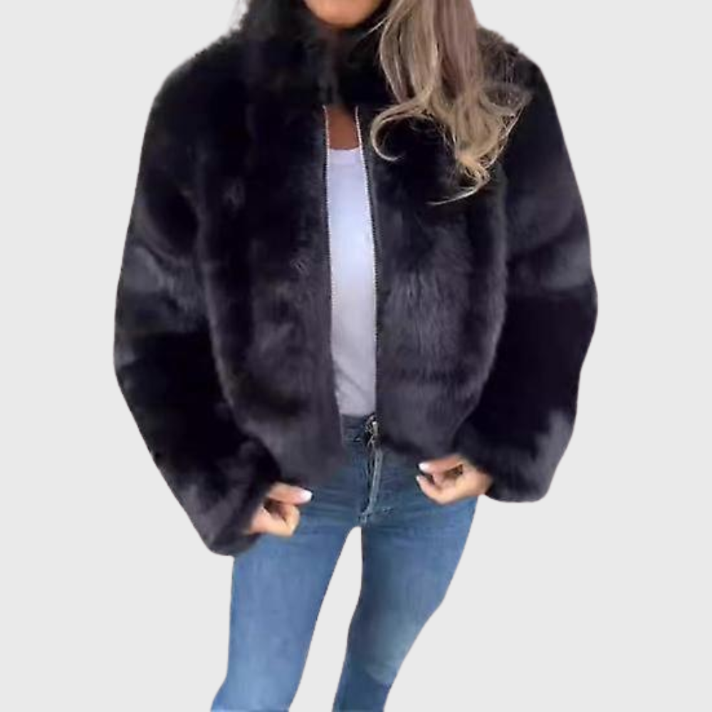 Women's Cozy Teddy Thermal Fleece Jacket
