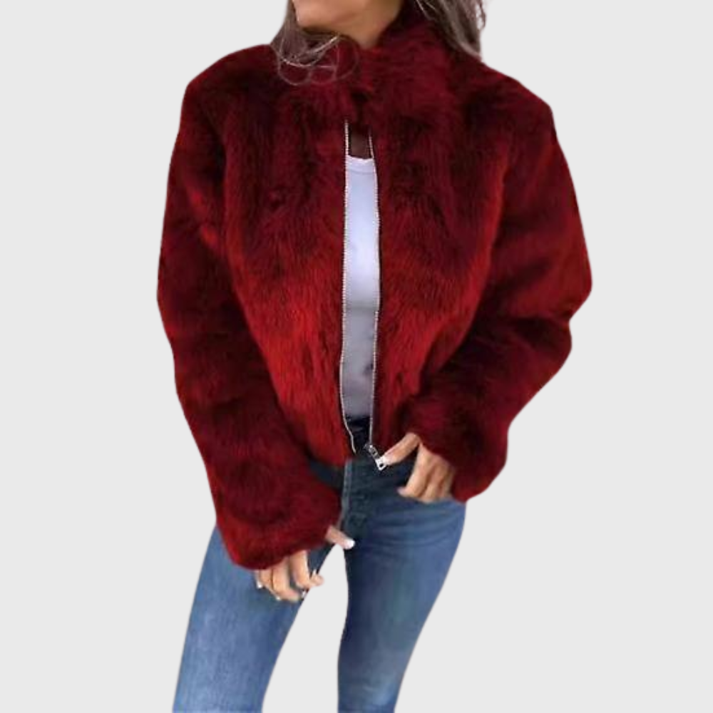 Women's Cozy Teddy Thermal Fleece Jacket