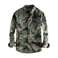 Men’s Camouflage – Long Sleeve Button-Up Casual