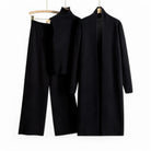 Ivy I Vintage Strikkesæt i 3 dele - Sort En størrelse - women's fashion - {{ product_tags }