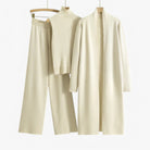 Ivy I Vintage Strikkesæt i 3 dele - Abrikos En størrelse - women's fashion - {{ product_tags }