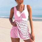 Anna gemustertes Tankini-Set – schmeichelhafte Bademode mit auffälligem Muster
