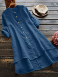 Women's Relaxed-Fit Shirt Dress