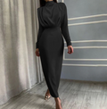 Women's Sophisticated Long-Sleeve Dress for Any Occasion