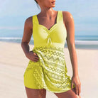 Anna gemustertes Tankini-Set – schmeichelhafte Bademode mit auffälligem Muster