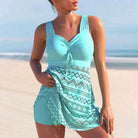 Anna gemustertes Tankini-Set – schmeichelhafte Bademode mit auffälligem Muster