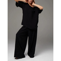 Chic Casual Women's 2-Piece Set: Long-Sleeve Top and Matching Pants
