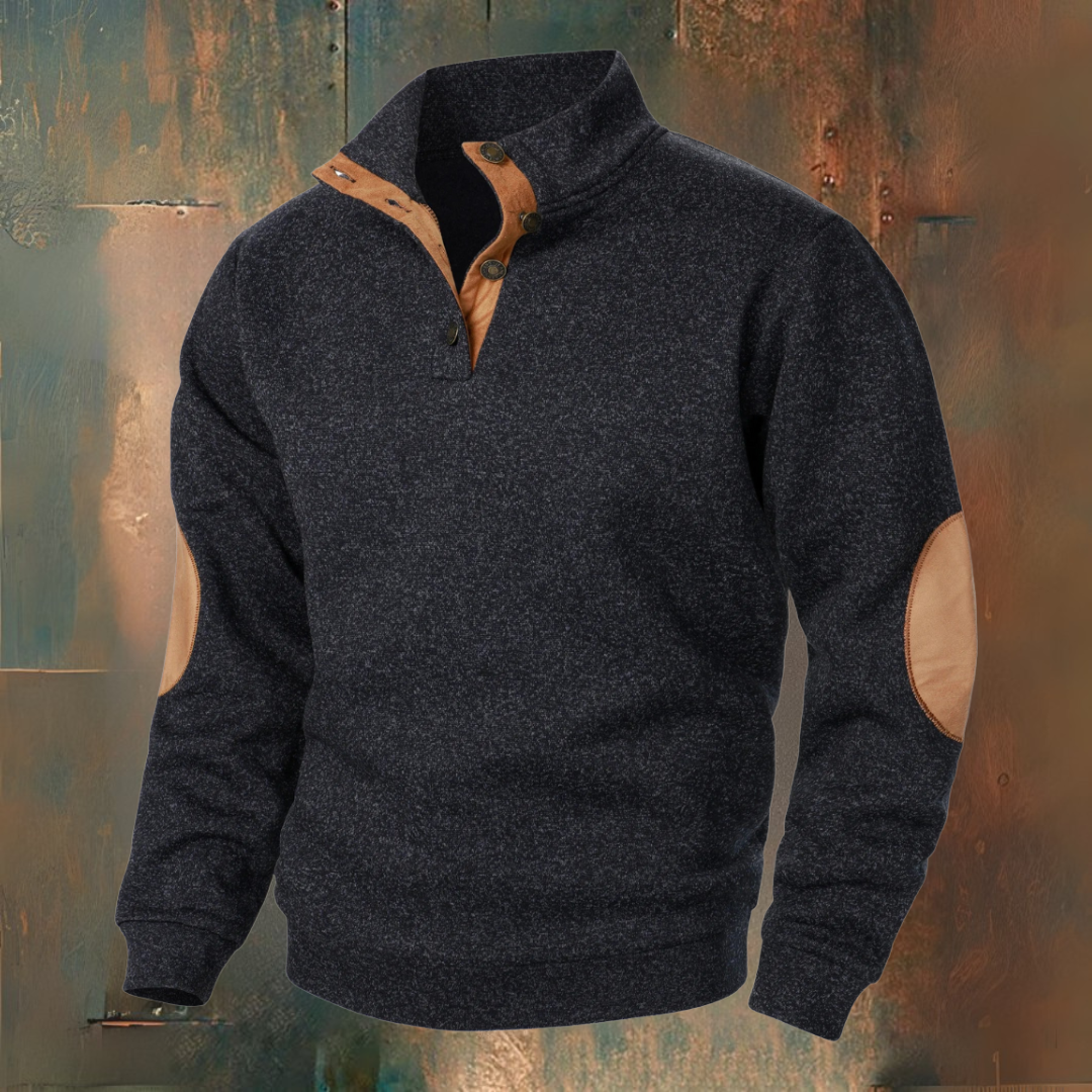 Griffin Refined Half-Zip Pullover with Subtle Accent Detailing