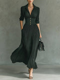 Maéline - Chic, Figure-Flattering Fitted-Waist Dress