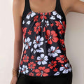 Women's Elena Floral Print Tankini Set – Vibrant, Flattering Beach
