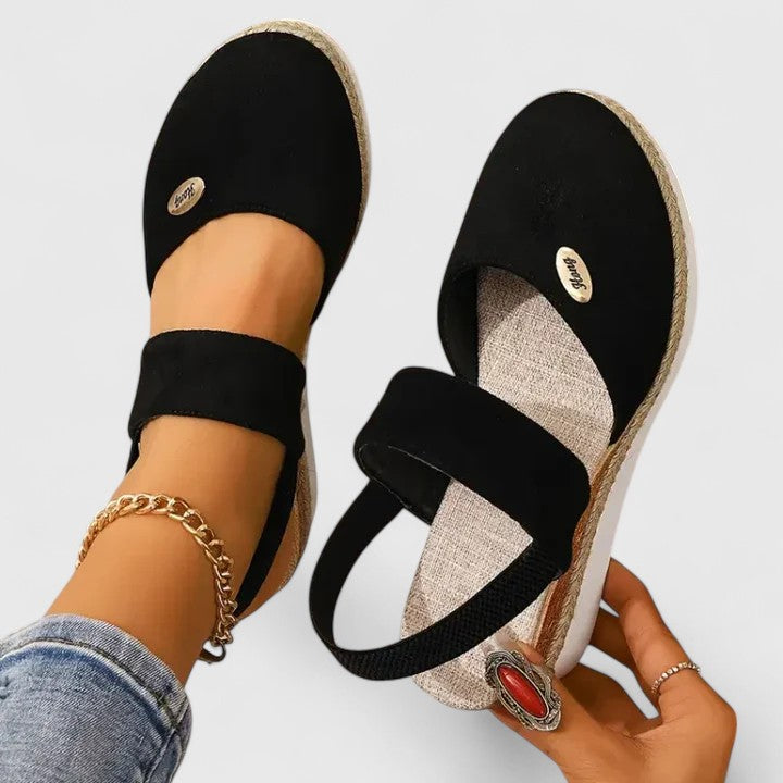 Nicole Espadrille-Strap Sandals