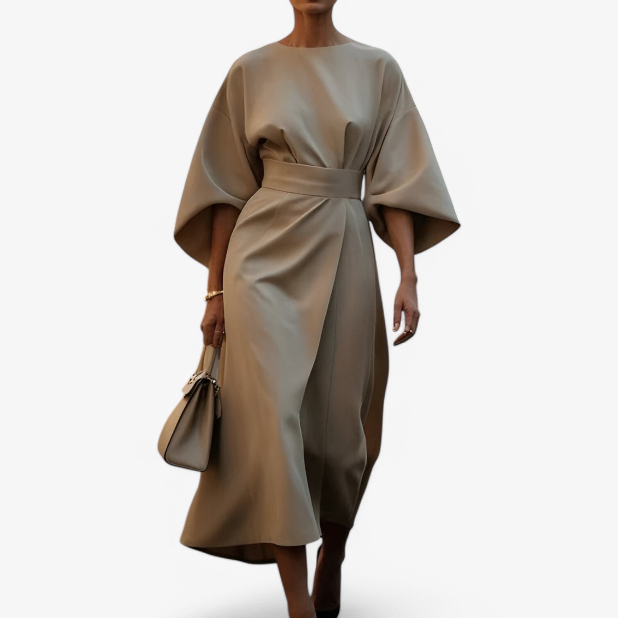 Nova | Chic asymmetric dress with a sleek, modern and elegant silhouette