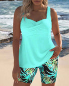 Muse® Farbenfrohes Tankini-Set – lebhaftes, auffälliges zweiteiliges Badeoutfit