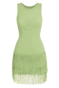 Women's Lillian Tassel-Trim Mini Dress
