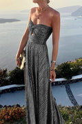 Women's Celeste Women’s Strapless A-Line Evening Gown with Elegant