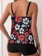Elena Tankini-Set mit Blumenmuster – Lebhafte, schmeichelhafte Strandbademode
