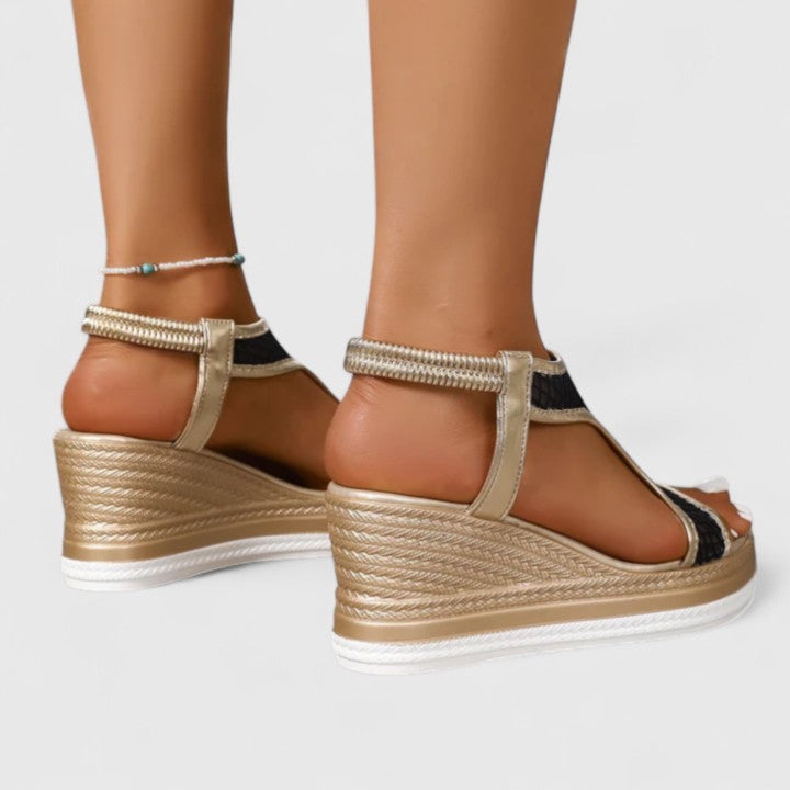 Ainsley Wedge Lift Sandals - Elevate Your Step in Style | Cow Clothing