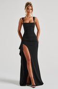 Long Dress with Slit Design