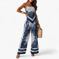 Women's ALEXIS - Backless top and pants set - Refined style and bold