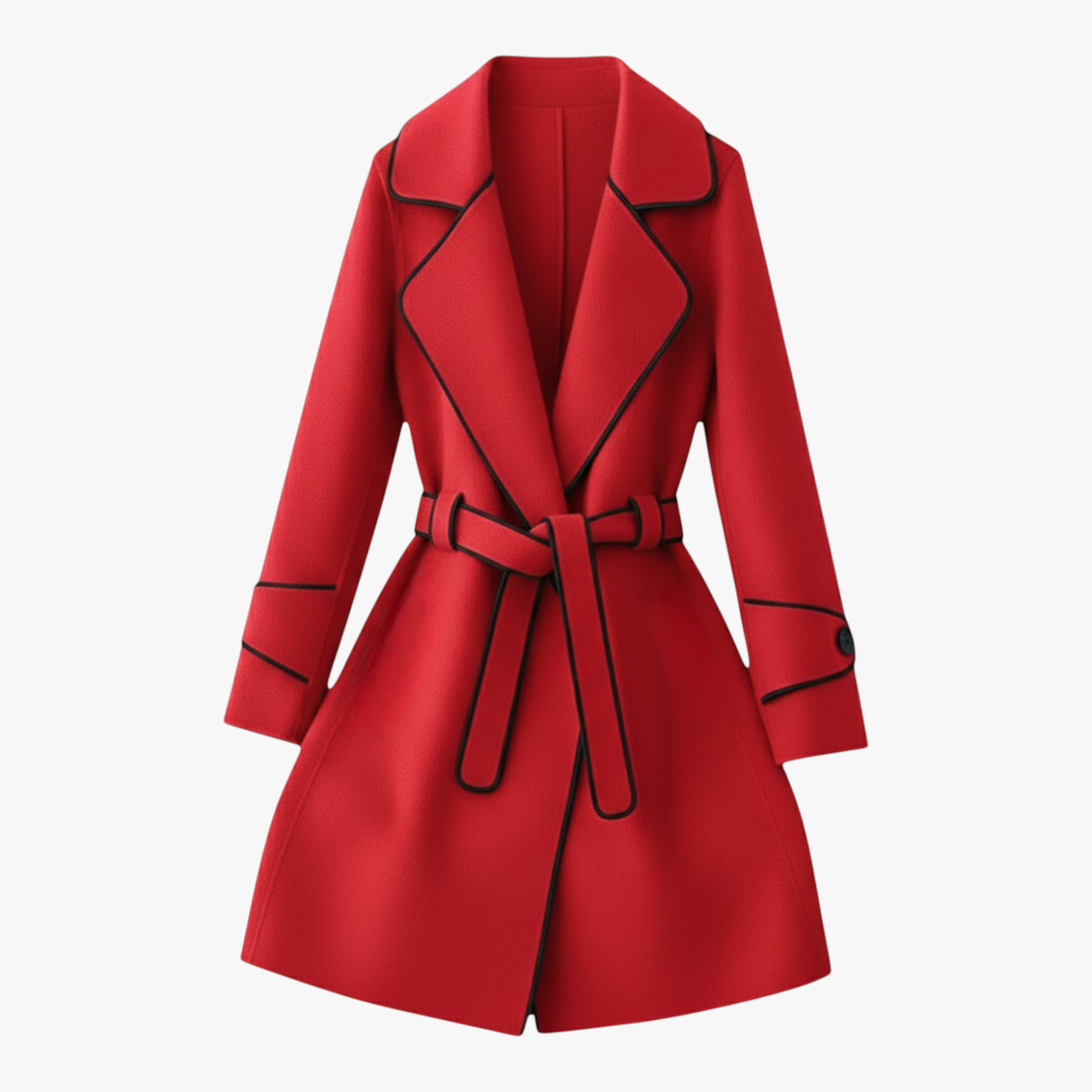 Lily Women's Belted Winter Coat — Timeless Elegance, Cozy Warmth