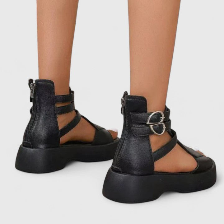 Brianna Platform Buckle Sandals - Elevate Your Everyday Style